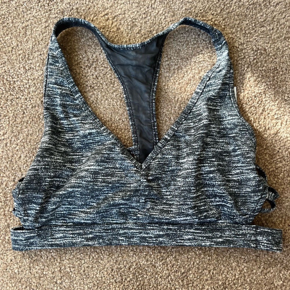 VSX Black and Gray Sports Bra